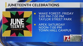2025 Juneteenth events to be held across central NC