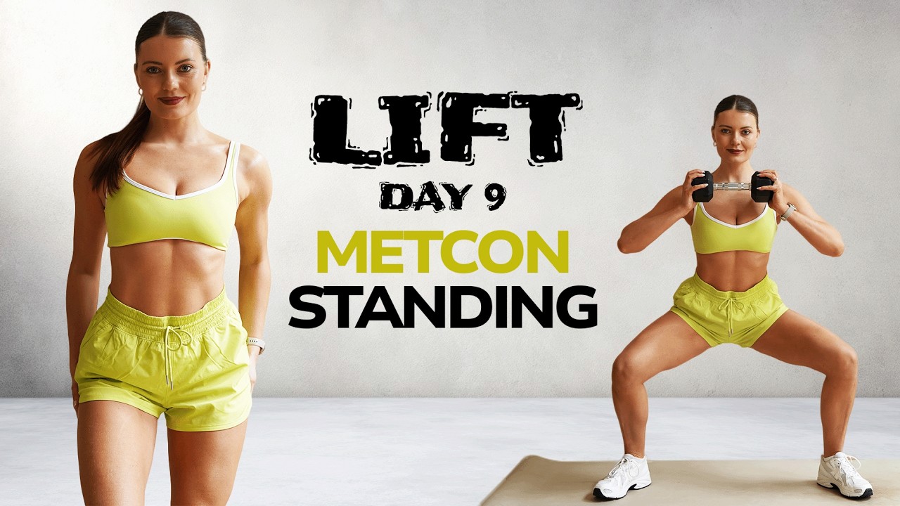 40 MIN STANDING FULL BODY METCON WORKOUT- No Repeats | Low Impact