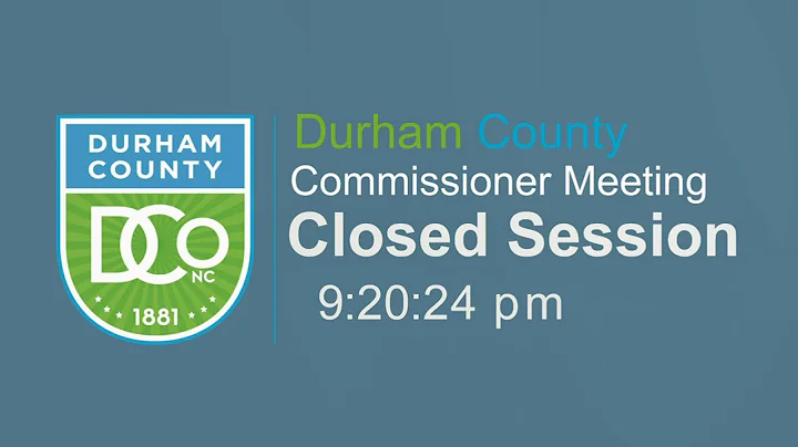 Durham BOCC Regular Session December 8, 2025