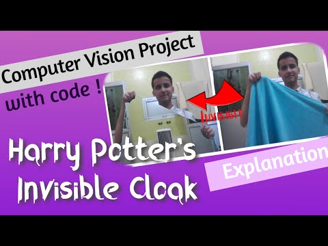Computer Vision project with code | Harry potter cloak | Explained in 10 min | OpenCV python project