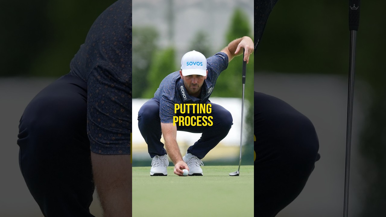 Denny McCarthy's putting process ⛳️ #pgatour #golf #shorts