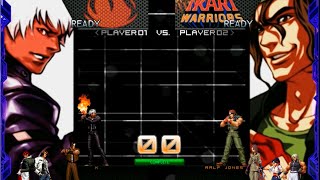 K', Kyo-2, Kyo & Iori VS. Ralf, Whip, Kasumi & Jhun