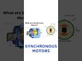What are synchronous motors? #electrical #motor #inductionmotor #electricalengineering #education