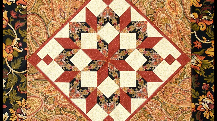 Dutch Rose, Carpenter's Wheel quilt video by Shar ...