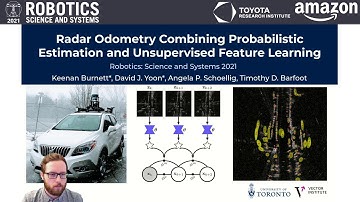RSS 2021, Spotlight Talk 29: Radar Odometry Combining Probabilistic Estimation and Unsupervised...