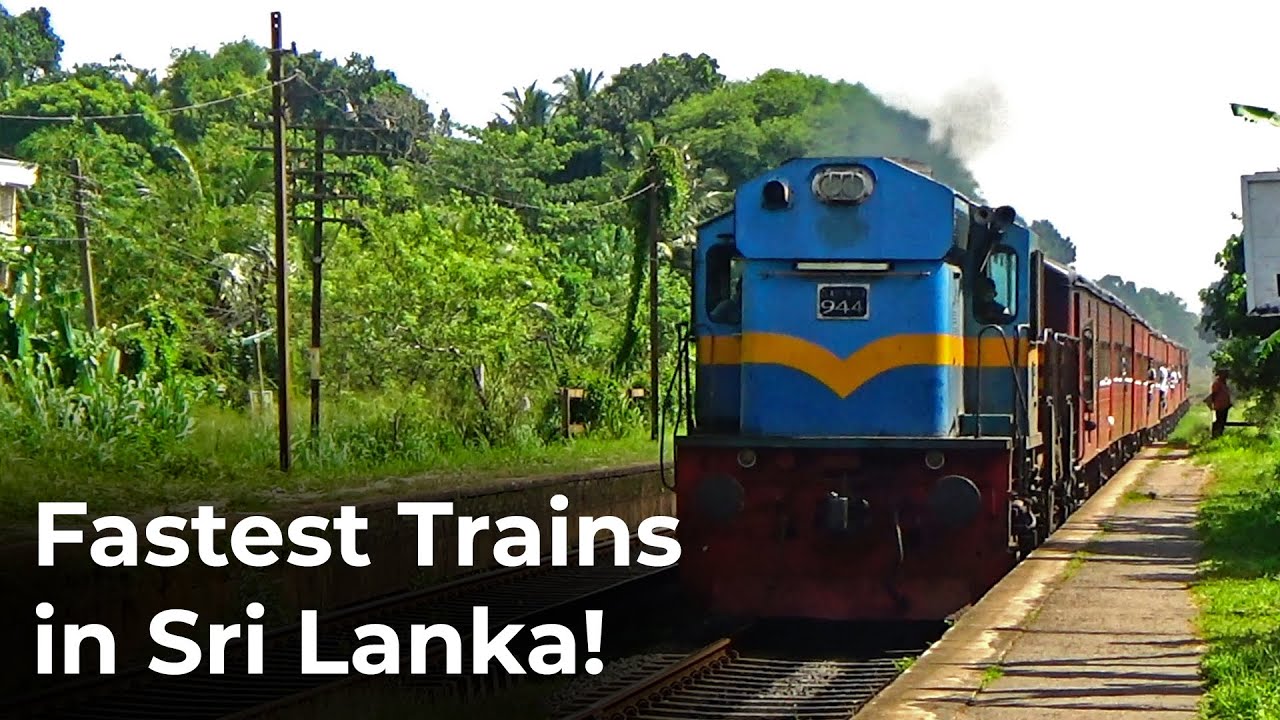 Fastest Trains in Sri Lanka Railways | Part 14