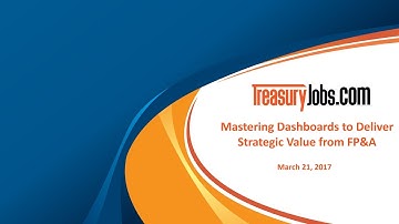 Mastering Dashboards to Deliver Strategic Value from FP&A