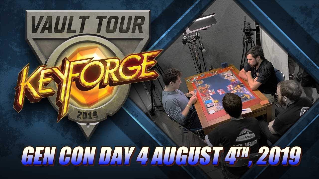 Gen Con KeyForge Vault Tour Day 4 - YouTube