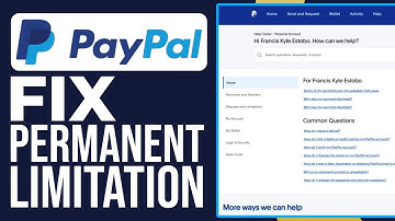 How To Fix PayPal Permanent Limitation Problem (Solved!)