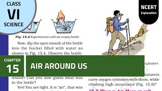 NCERT Class 6th Science chapter 15th: Air around us