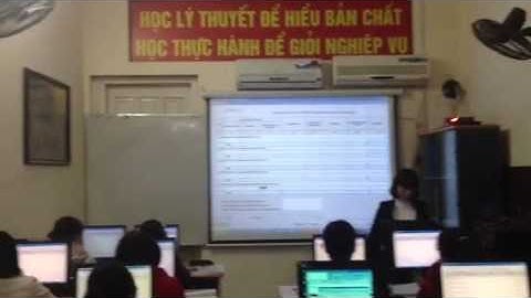 Lớp học kế toán thuế ngắn hạn cấp tốc tại Hà Nội