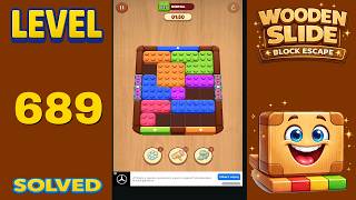 Wooden Slide – Level 689 | Walkthrough