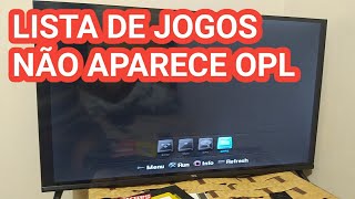 Lista de jogos não aparece no OPL DO PLAYSTATION 2
