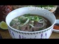 Sopa Pho de ternera - Sopa de noodles vietnamita (Pho Bo)