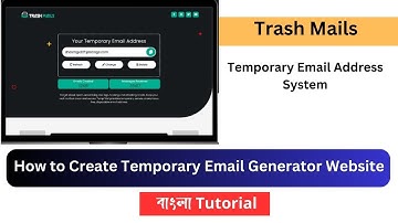 How to Create Temporary Email Generator Website.Trash Mails - Temporary Email Address System.