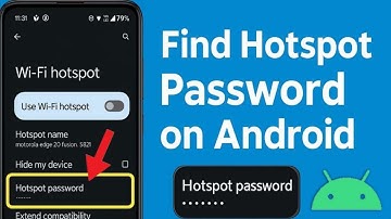 How To Find Hotspot Password On Android 📲