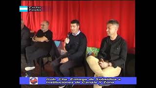 Gob  Cba  Entrega de Subsidios a Instituciones de Canals y Zona 26 10 2023