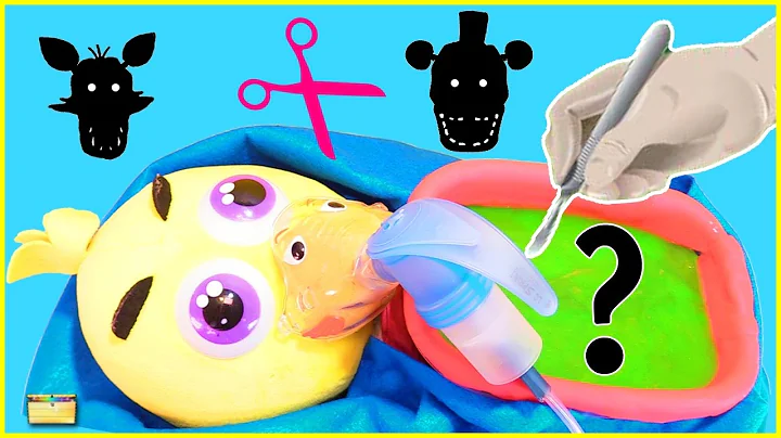 What's Inside FNAF Chica's Slime Belly Game? Gross Surprise Toys Kids Operation Games