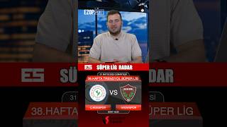 38. Hafta Maçı Ç.ri̇zespor - Hatayspor