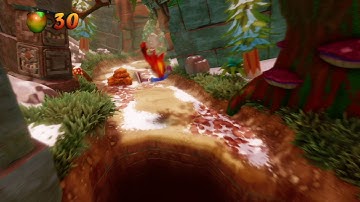 Crash Bandicoot 2 HD - Bee-Having 100% Walkthrough - PURPLE GEM LOCATION - N. Sane Trilogy