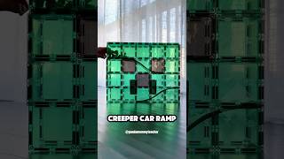 Minecraft Creeper | Magnetic Tiles | Car Ramp #minecraft #creeper #magnetictiles #carramp