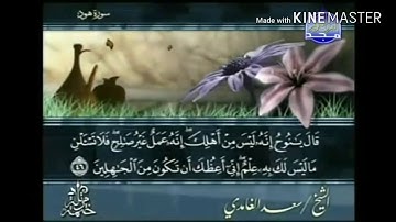 سورة هود - من آية ( ٤٦ ) إلى آية ( ٥٣ ) - للقارئ : سعد الغامدي .