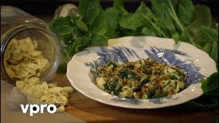 Recept: Orecchiette cime di rapa en pangrattato volgens River Café uit Koken met Van Boven