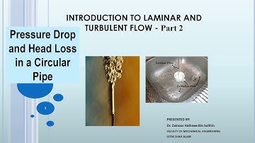 Introduction to Laminar & Turbulent Flow PART 2 | Pressure drop & Head loss