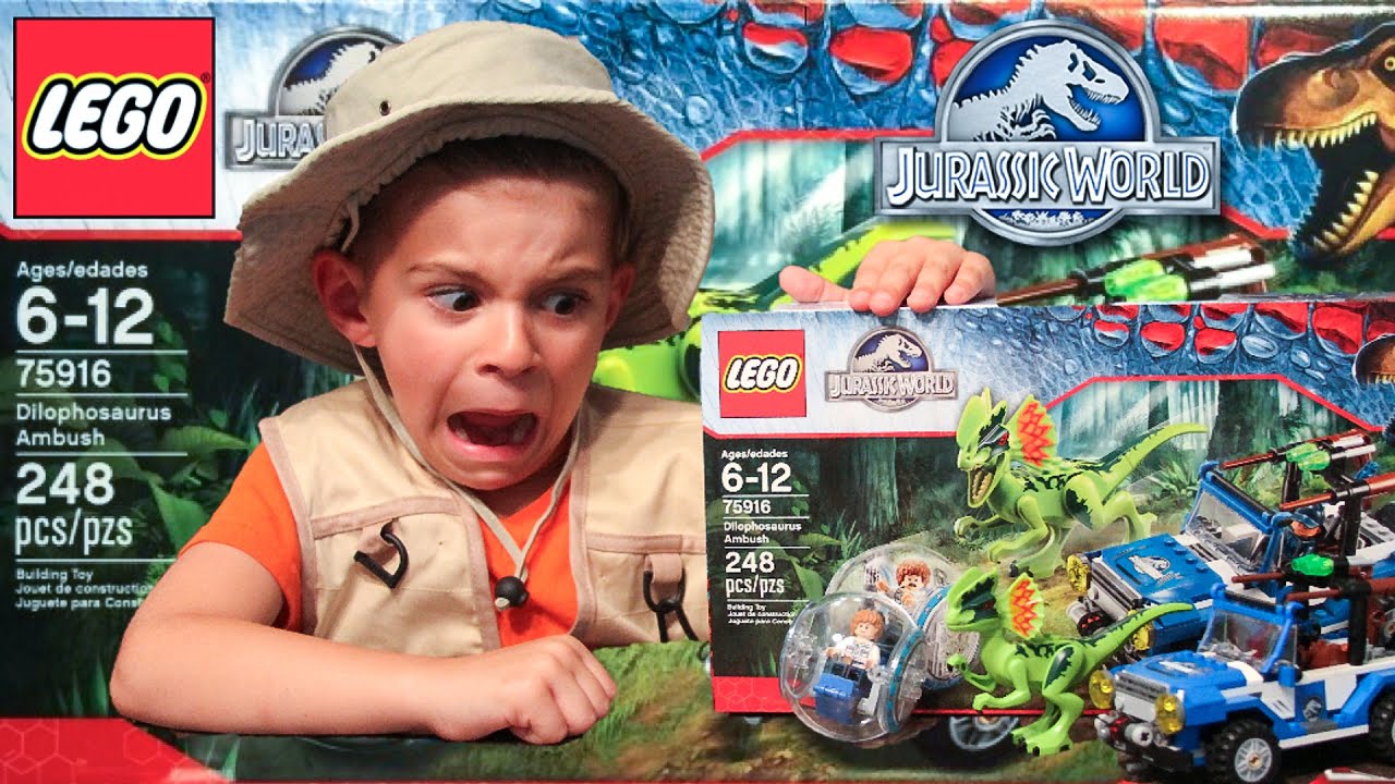 Lego Jurassic World Dilophosaurus Ambush Set Youtube Lego Jurassic World Dilophosaurus Ambush Set Youtube