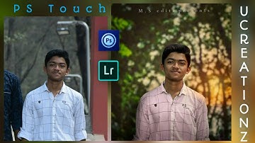PS Touch editing 2020 | How to edit like UCREATONS in Mobile  | Best tutorial | Lightroom edit  🔥🔥