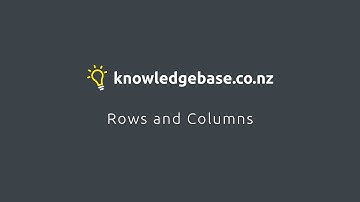 Page builder - Rows and Columns