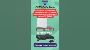 What Are the Key Differences Between HVR and NVR in Practical Applications for Surveillance Systems?