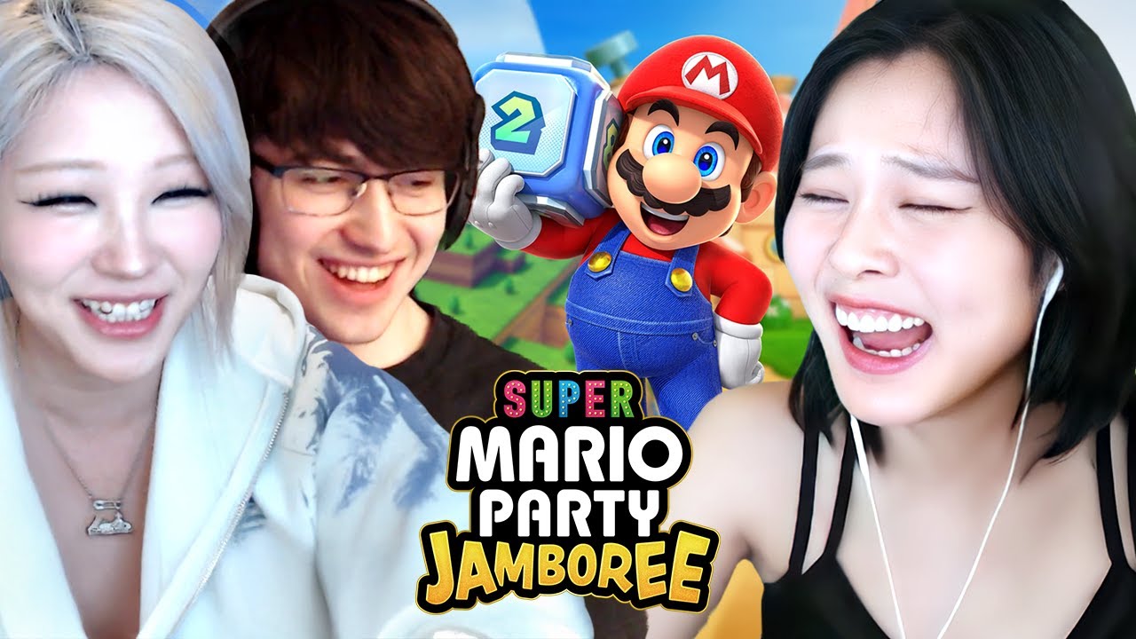 39daph Plays Super Mario Party Jamboree w/ Supertf, Hyoon & Sleepy
