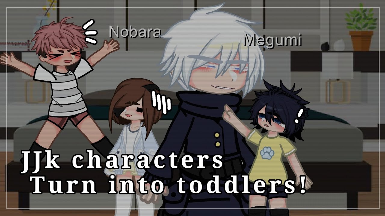 *•.+~Yuji, Megumi, and Nobara turn into toddlers! 『Gacha x JJk』//Gacha nebula//