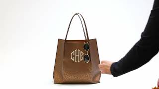 Metallic Leopard Tote Bag