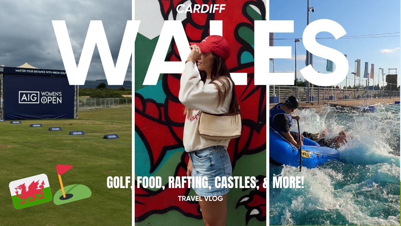 I only had 4 DAYS in Cardiff, Wales 🇬🇧 | Travel Vlog | Chaos, Castles, Food & Golf!