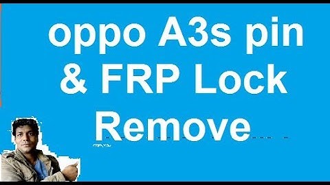 oppo A3S PIN & FRP Lock Reset by UFI BOX