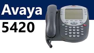Avaya 5420 Digital Phone - Product Overview screenshot 5