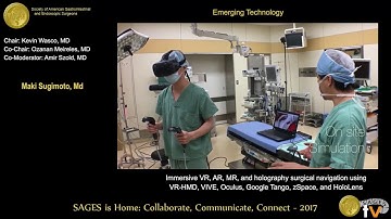 Immersive VR, AR, MR & holography surgical navigation using VR HMD, VIVE, Oculus, Google Tango, zSpa