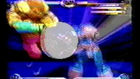 Marvel vs Capcom 2: Sentinel, Ruby Heart and Gambit Messing around with DHC