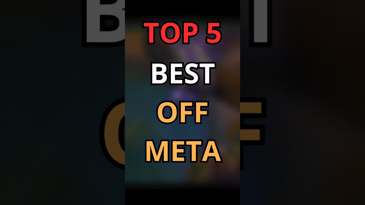 TOP 5 OFF META PICK RIGHT NOW !