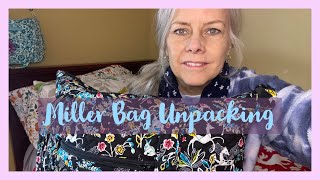 Much Too Long Chatty Update (Weight Loss, Vera Frustrations)   Vera Bradley Miller Bag Unpacking