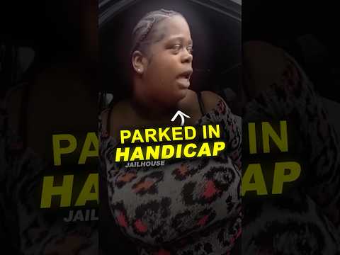 ضابط شرطة ينتقد امرأة تركن سيارتها في موقف مخصص لذوي الاحتياجات الخاصة