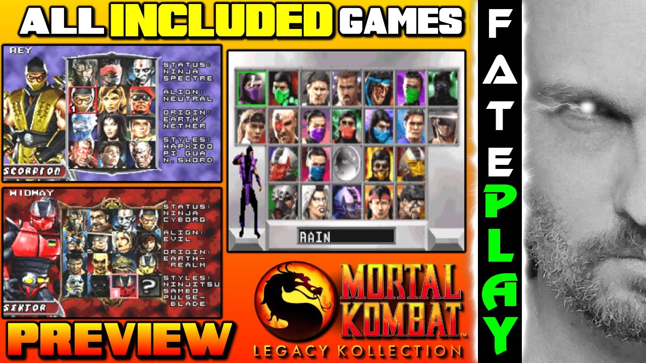 All Mortal Kombat Advance Games Included In Mortal Kombat Legacy ...
