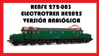 Locomotora: 272-003 La Cocodrilo. Electrotren HE2025. Época IV