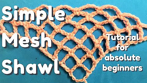 Beginner's Guide to Creating a Simple Mesh Shawl