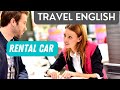 Travel english  rental car role play  english speaking practice