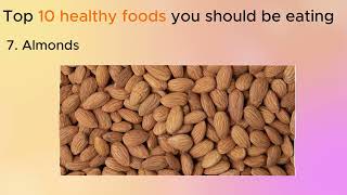 𝐏𝐚𝐫𝐭14 | Top 10 Healthy Foods You Should Be Eating