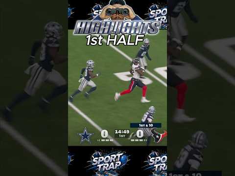 Dallas Cowboys vs Houston Texans 1st Half Highlights
