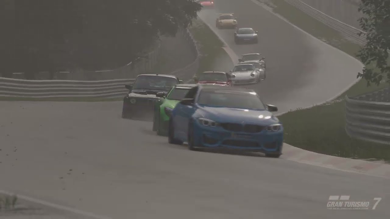 BMW M3 Sport Evolution ’89 — Classic BMW vs German Supercars in a Storm